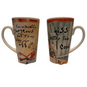 Cypress Home 16oz mugs (2). 6” tall.